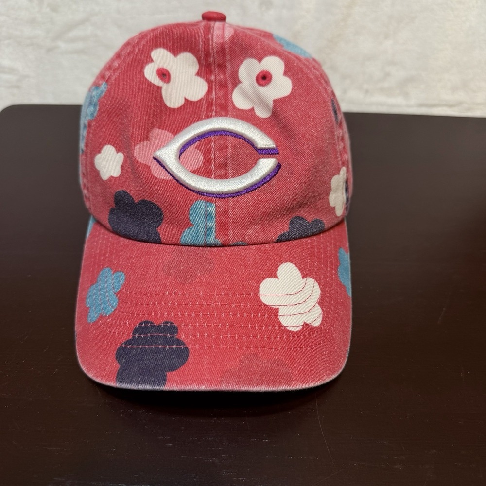 '47 Brand MLB Cincinnati Reds Baseball Caps Hats Youth Size Flowers Floral
